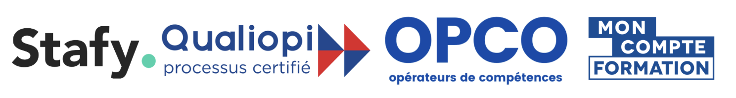 Stafy, Qualiopi processus certifié, OPCO opérateurs de compétences, Mon Compte Formation